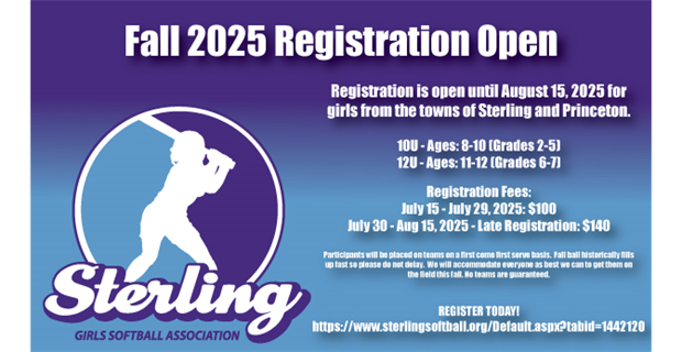 2025 Fall Ball Registration 